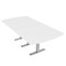 Skutchi Designs 45 in W, 96 in L, 29 in H, Engineered Wood Top, White HAR-AREC-46x92-T-XD09 - alternate 1
